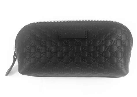 beauty case gucci nero|Gucci Cosmetic Case MicroGuccissima Nero .